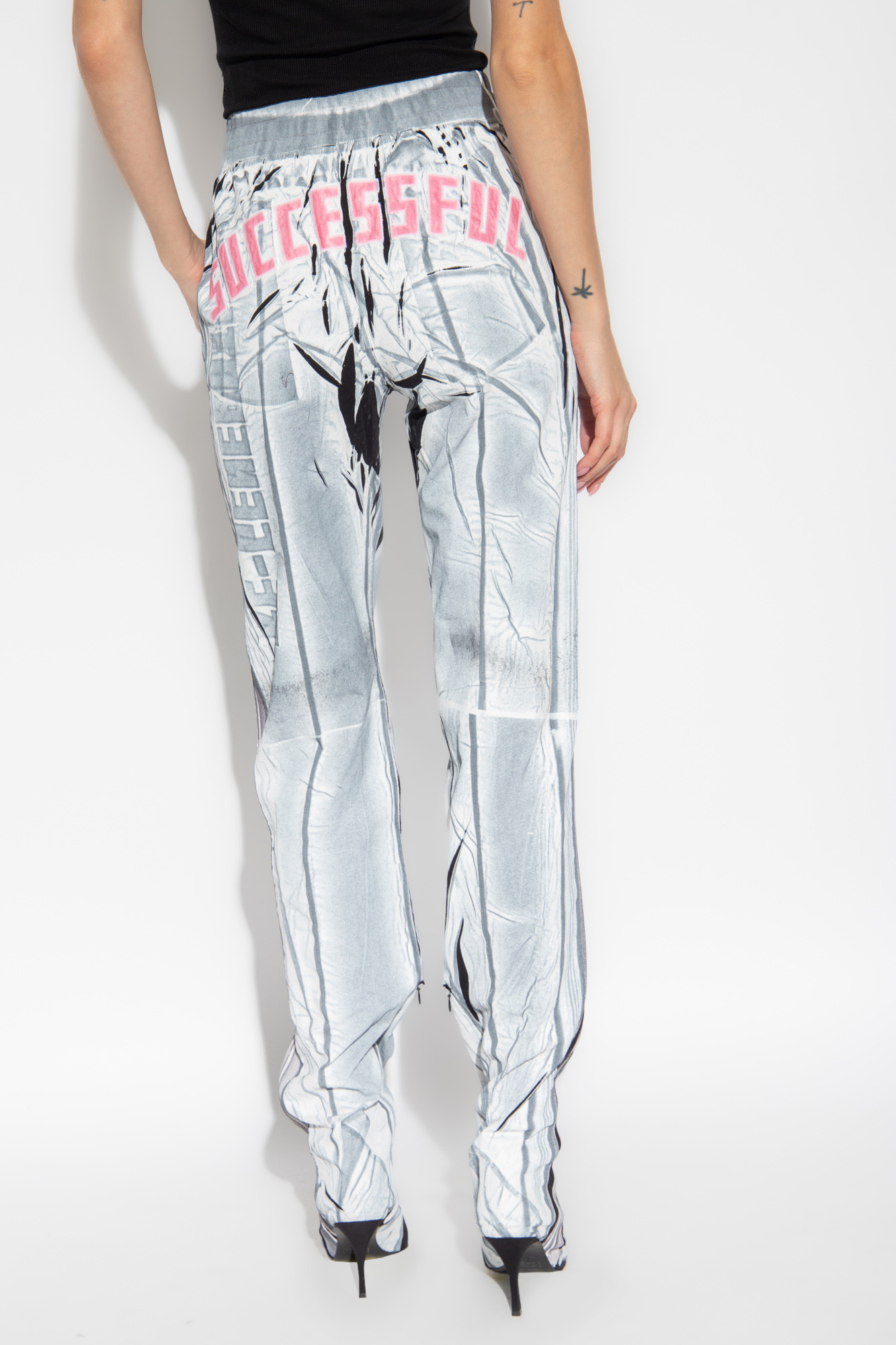 BOOT' rosa trousers with boots Diesel